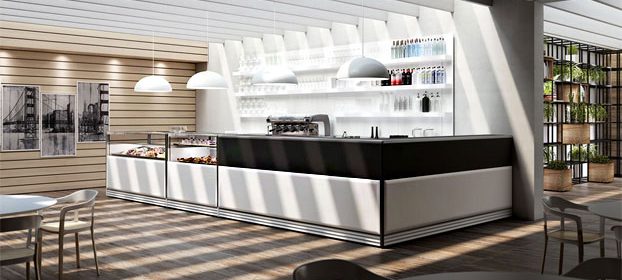 Bar, retrobanco e vetrine: le novità