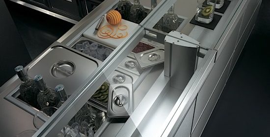 Come organizzare lo spazio dietro il banco bar in modo funzionale