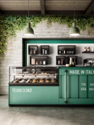 Dettaglio arredo bar modello Container