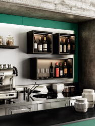 Dettaglio arredo bar modello Container