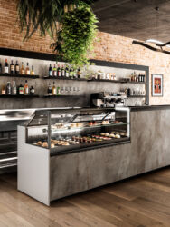 Dettaglio arredo bar modello Slack