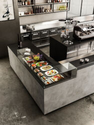 Dettaglio arredo bar modello Slack