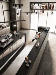 Dettaglio arredo bar modello Slack