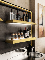 Dettaglio arredo bar modello Harris