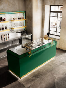 Dettaglio arredo bar modello Harris