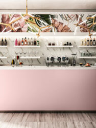 Dettaglio arredo bar modello Slack